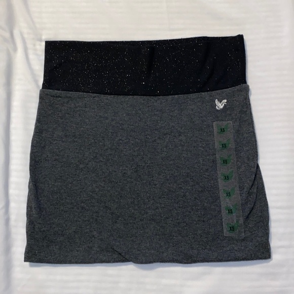 SELENA GOMEZ Grey/Black Bodycon Mini Skirt - Picture 1 of 5